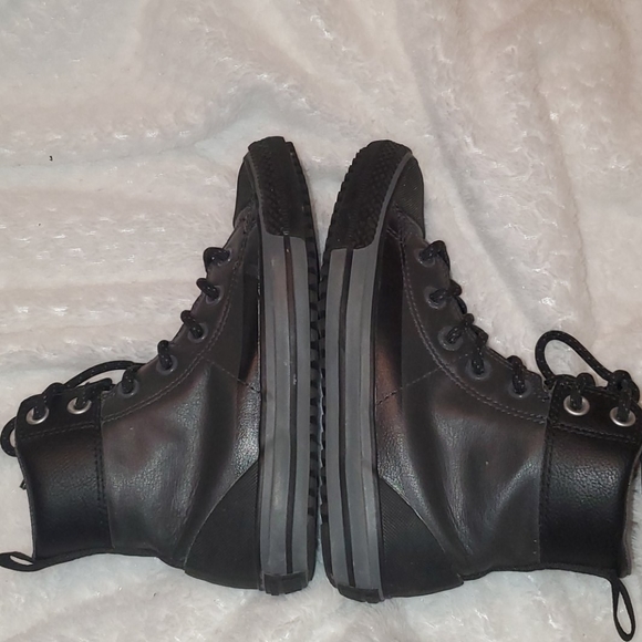 Leather High Top Converse 2y - Picture 5 of 7